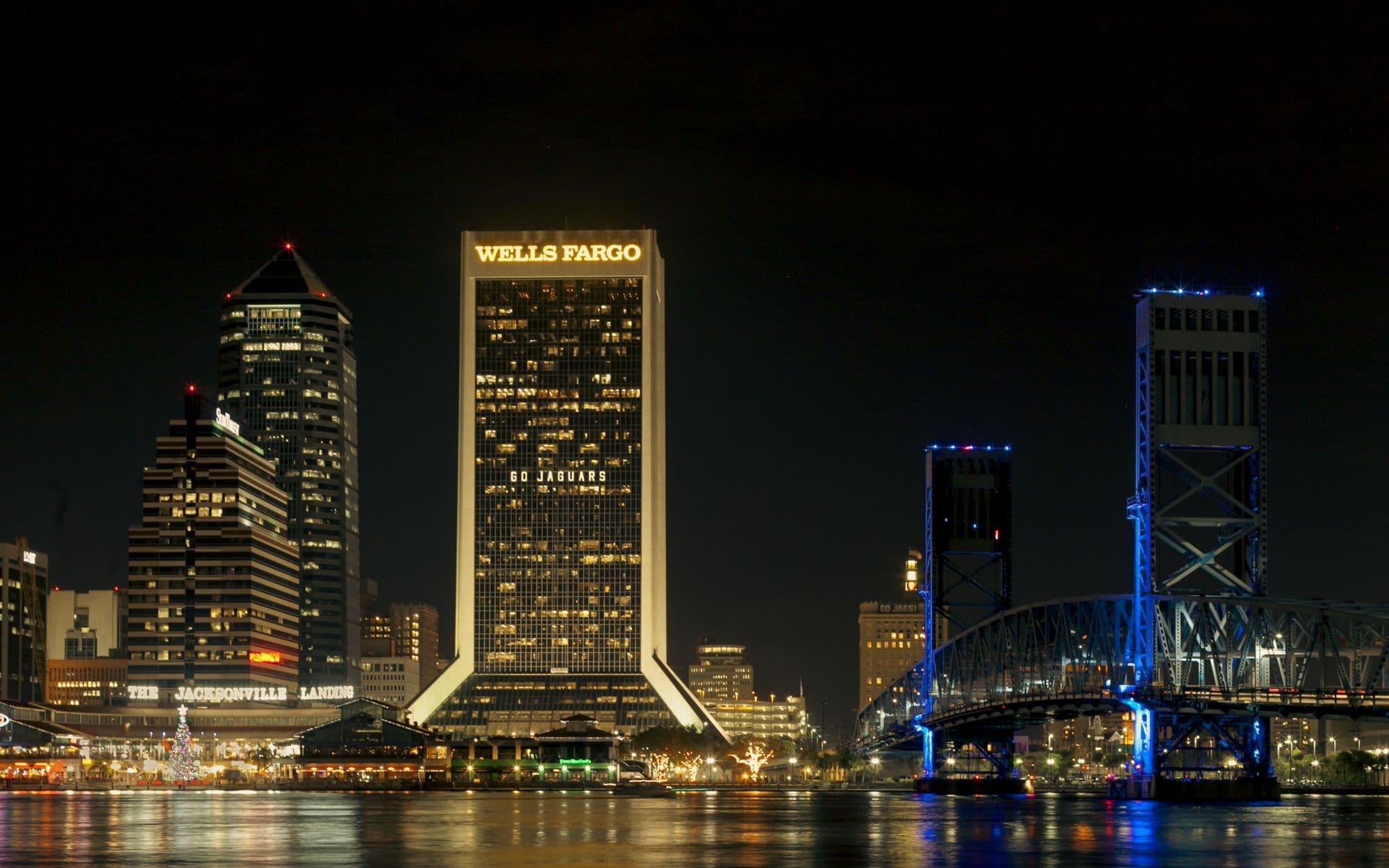 The Jacksonville skyline, Florida