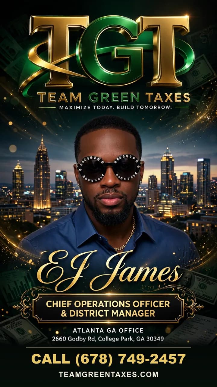 EJ James, Team Green Taxes Forest Park