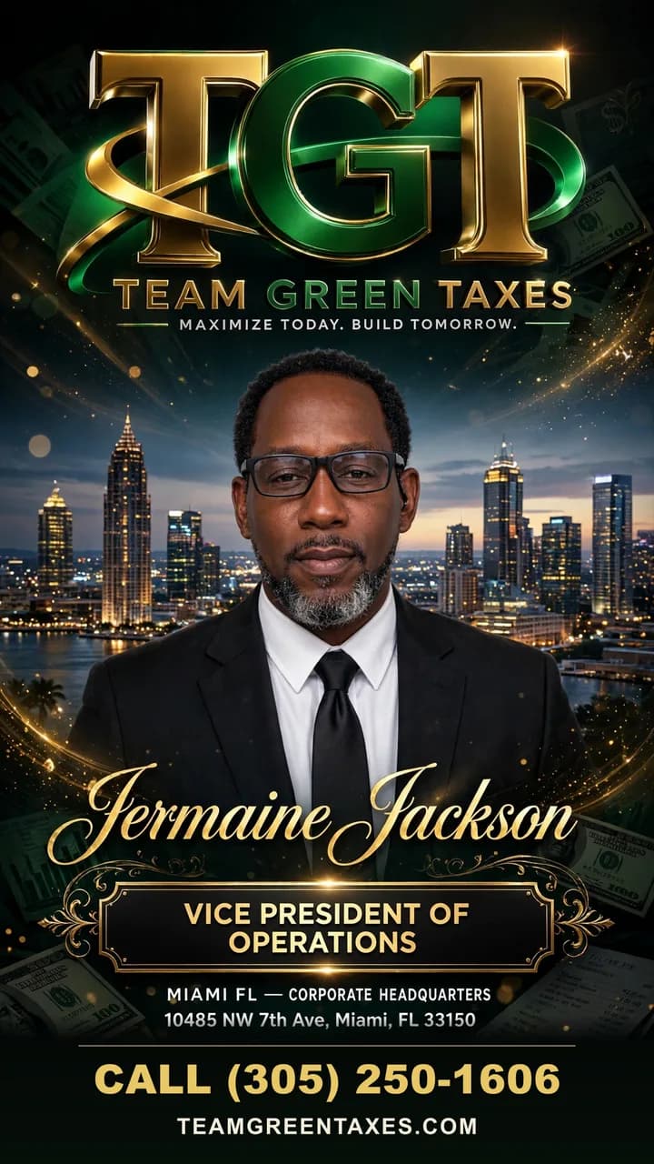 Jermaine Jackson, Team Green Taxes Miami